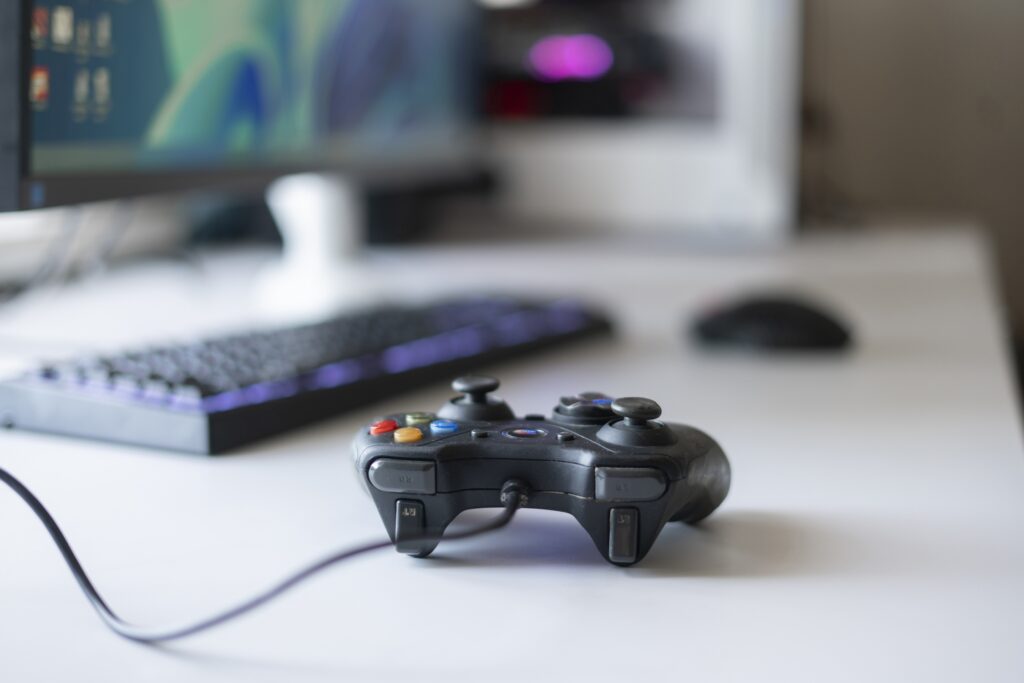 a game joystick gamepad for playing games enterta 2026 01 07 01 22 18 utc