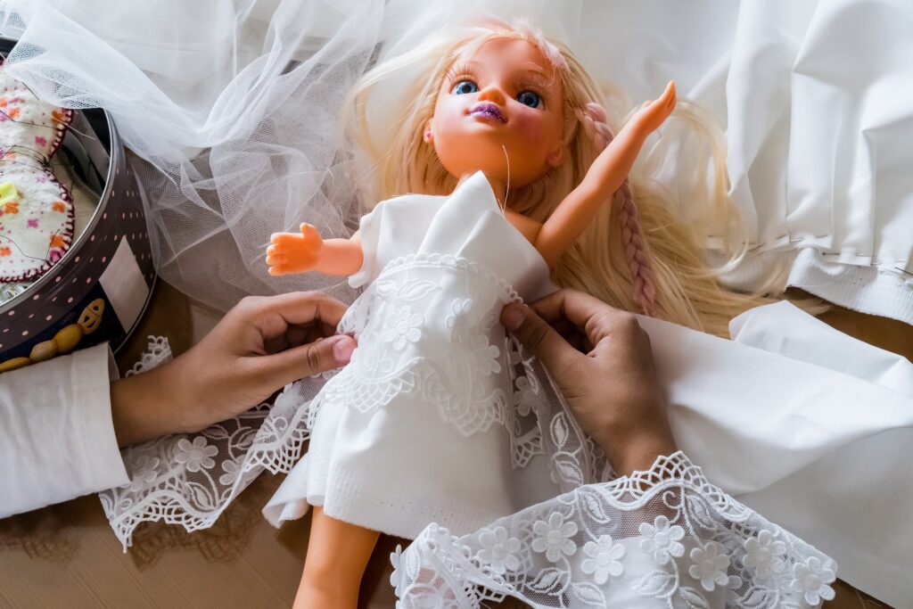 little girl dressmaker working on the table 2026 01 07 01 26 49 utc