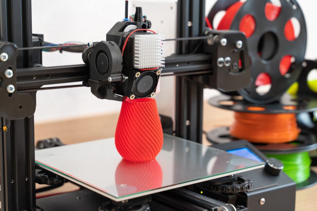 modern 3d printer and multi colored filament spool 2026 01 08 06 22 07 utc